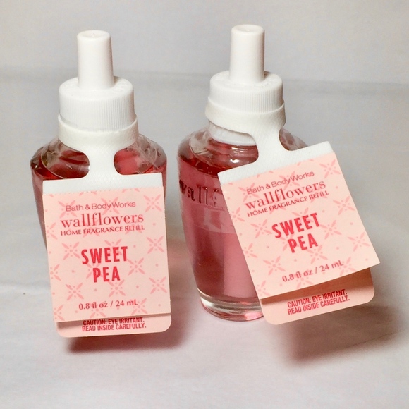 Bath Body Works Accents 2 Sweet Pea Wallflowers Fragrance